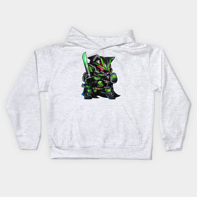 kamen rider Kids Hoodie by mprokolo corgi